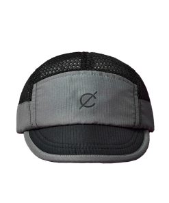 BLACK GREY MESH CAP