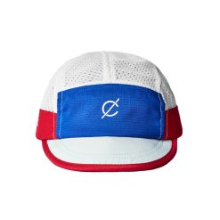 BLUE RED WHITE MESH CAP