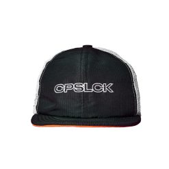 BLACK WHITE SHORT TRUCKER