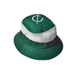GREEN INSIDE PEACE OUTSIDE BUCKET HAT