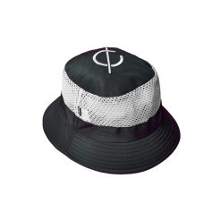 BLACK INSIDE PEACE OUTSIDE BUCKET HAT