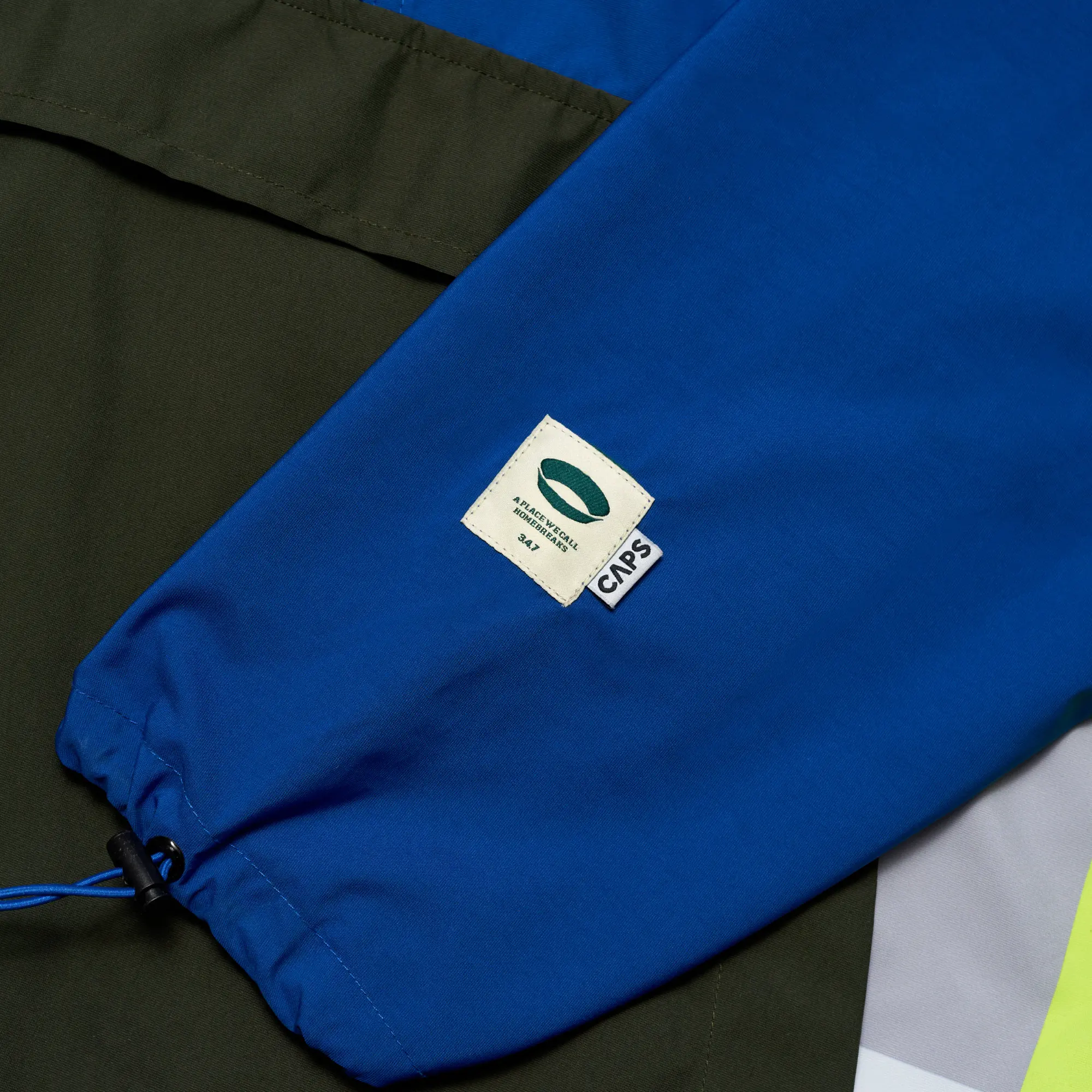Capslock X 347 Blue Anorak Jacket - Image 8