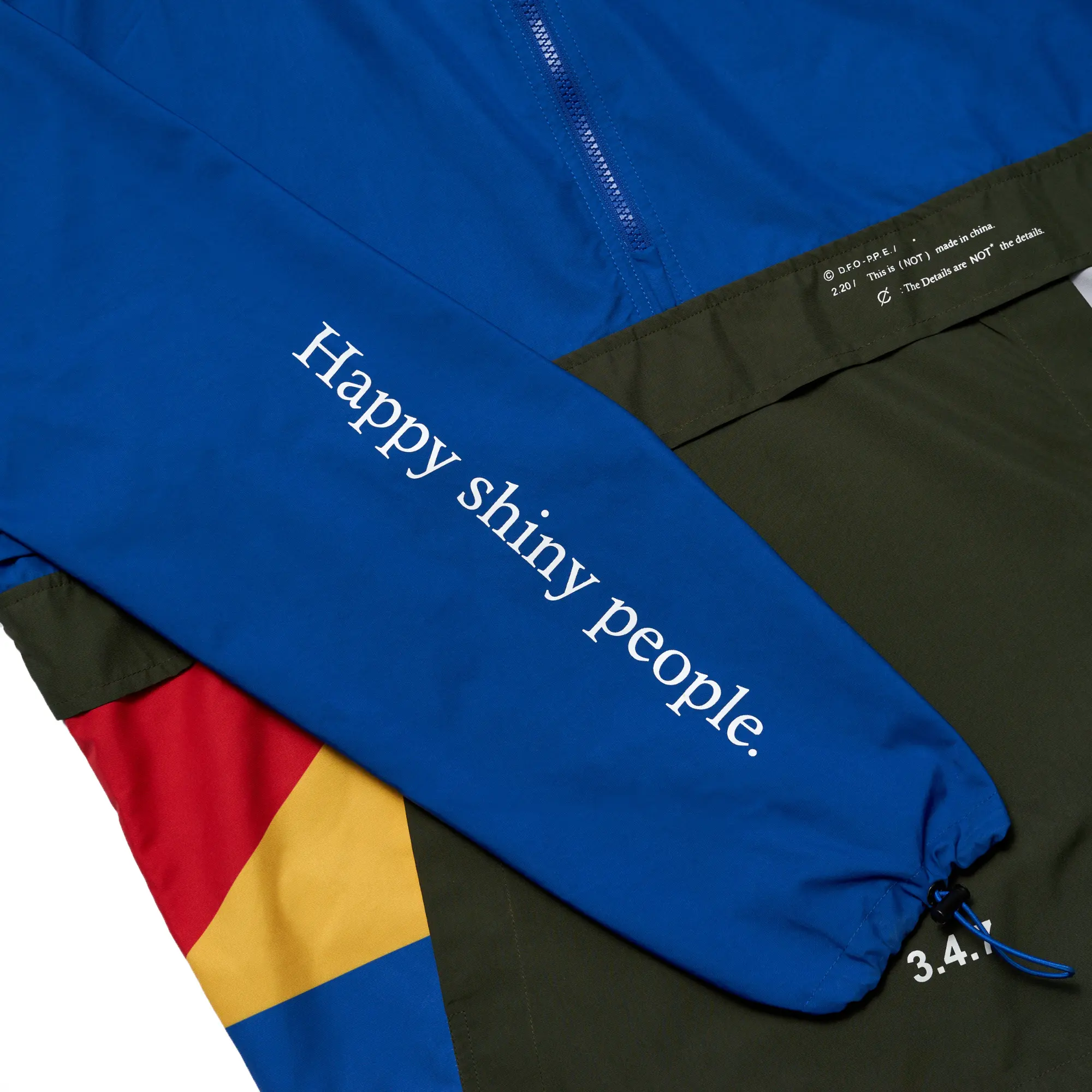 Capslock X 347 Blue Anorak Jacket - Image 7