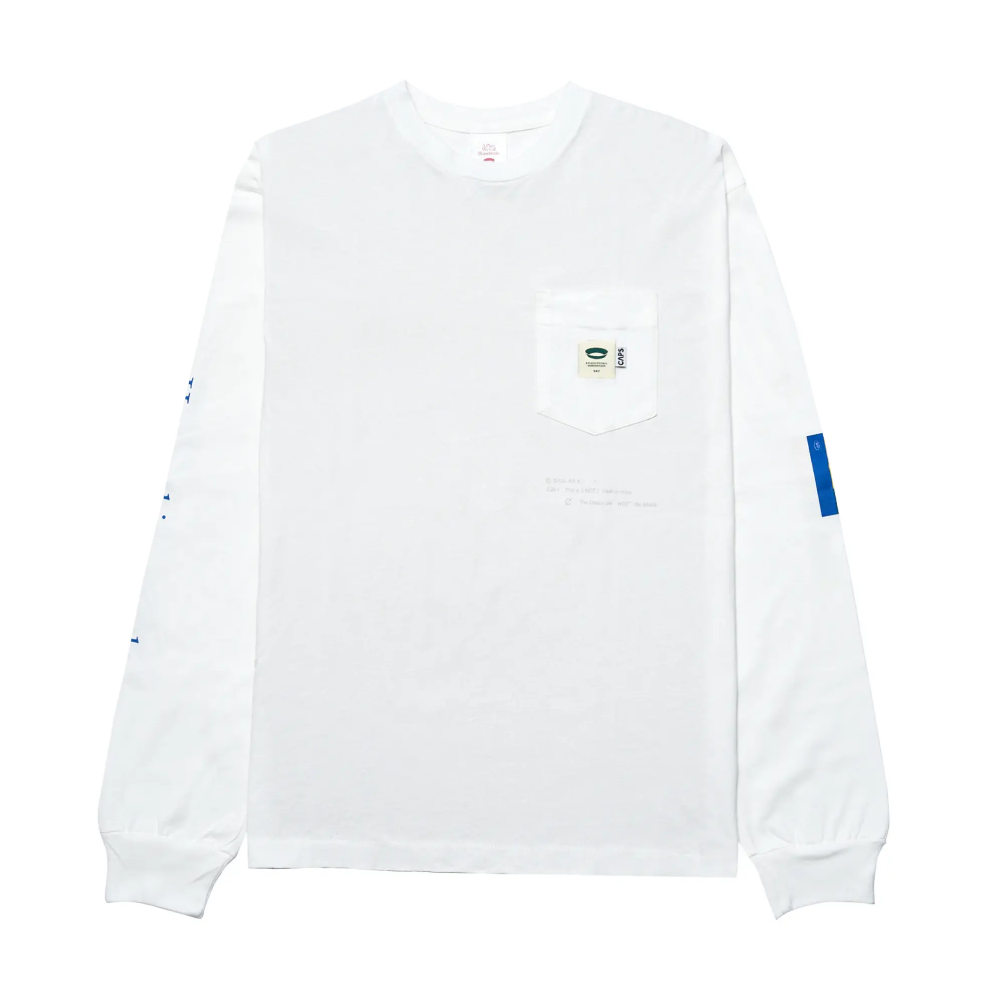 Capslock X 347 White Long Sleeve T-shirt