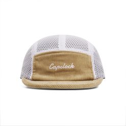Cream Corduroy Mesh Cap