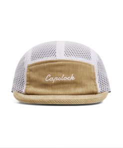 Cream Corduroy Mesh Cap