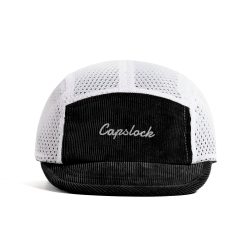 Black Corduroy Mesh Cap