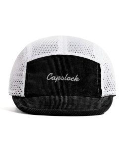 Black Corduroy Mesh Cap