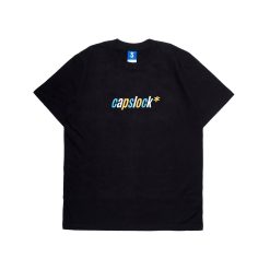 Black Capslock Tee