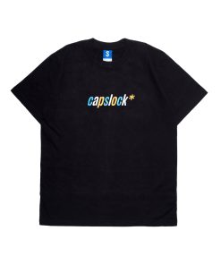 Black Capslock Tee