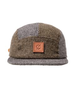 Mixed Corduroy Five Panel Cap - Side A