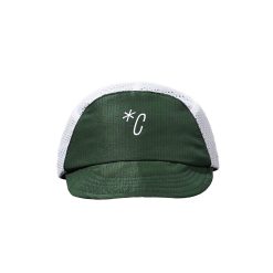 Green Halfmoon Mesh Cap