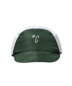 Green Halfmoon Mesh Cap