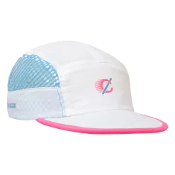 Motion White/Pink Turf 5 Panel Meshcap