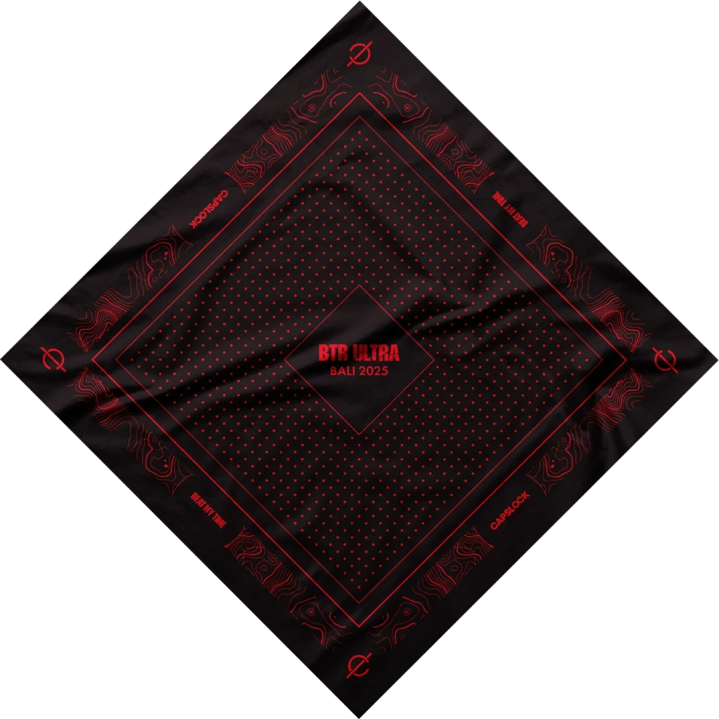 BTR x CAPSLOCK Bandana (Black)