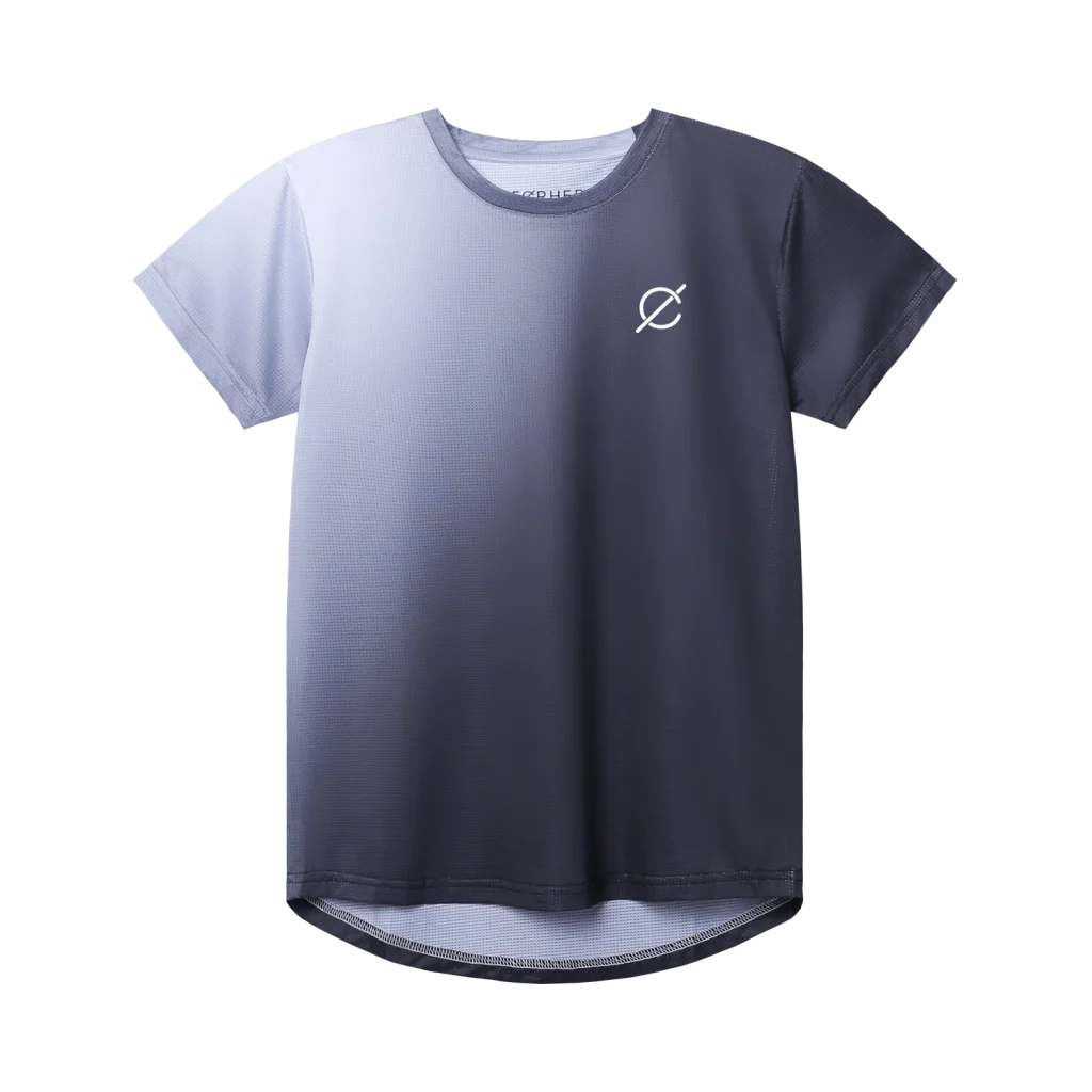 For Her Blurred Body Fit Jersey Black
