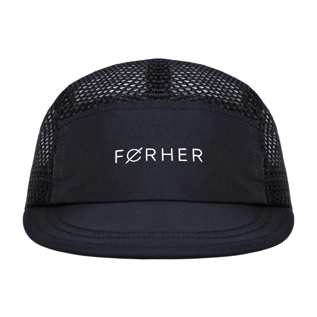 For Her Carine Meshcap Black