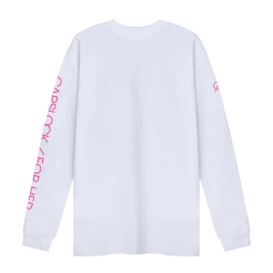 For Her Alecia Cotton Logo Tees White