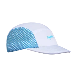 Two Dots - 5 Panel - White Blue
